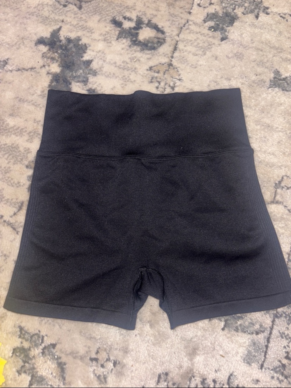High-Waist Black Workout shorts